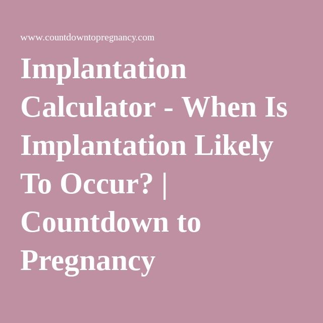 Pin on Implantation