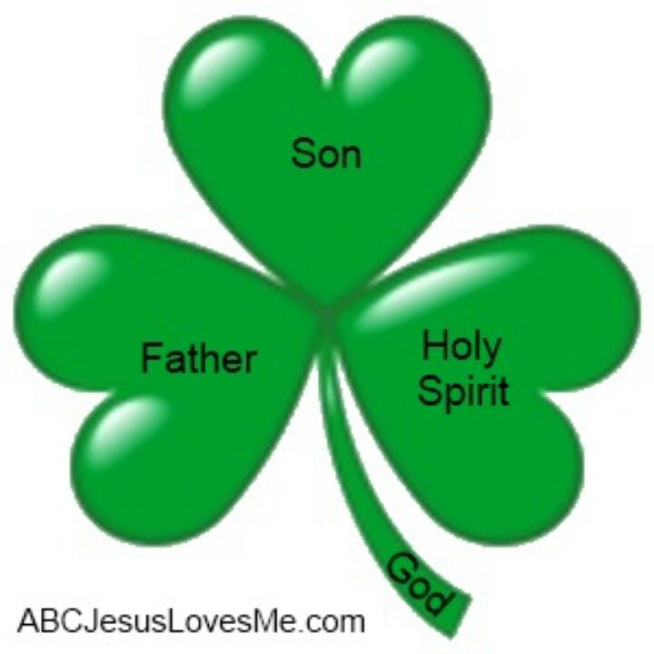 St. Patrick used a shamrock to explain the Trinity God