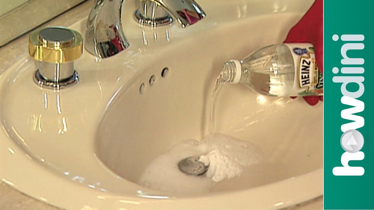 How To Unclog A Bathroom Sink With Baking Soda And Salt