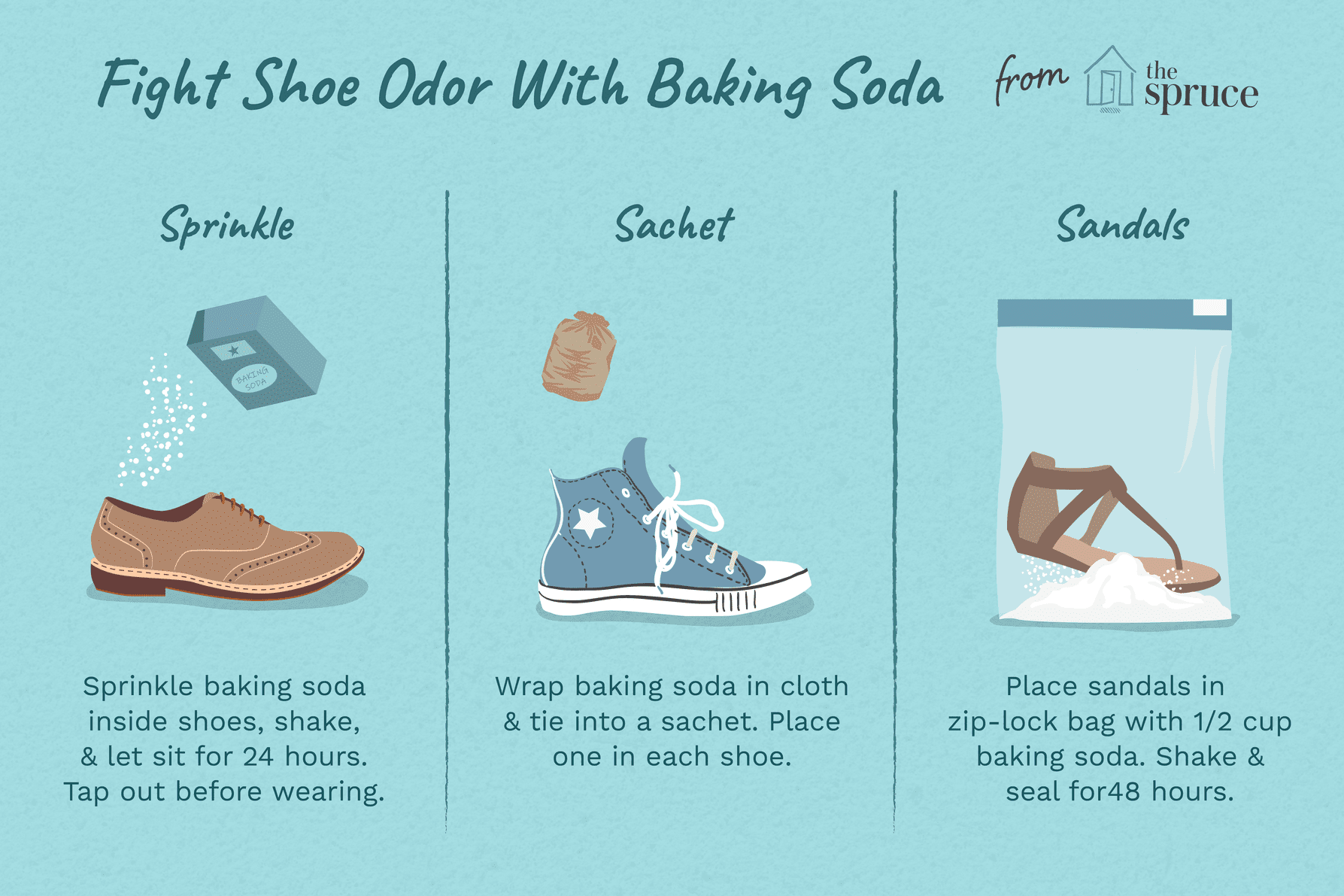 Refresh Your Smelly Shoes With Baking Soda Shoe odor