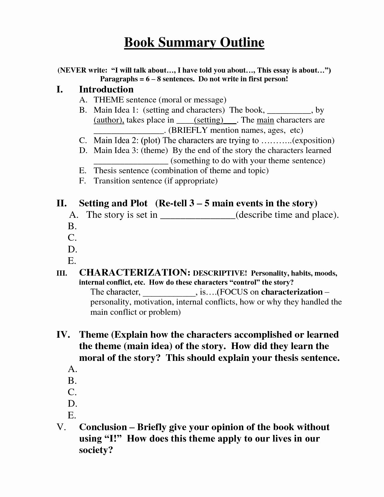 How To Summarize An Article Template unugtp