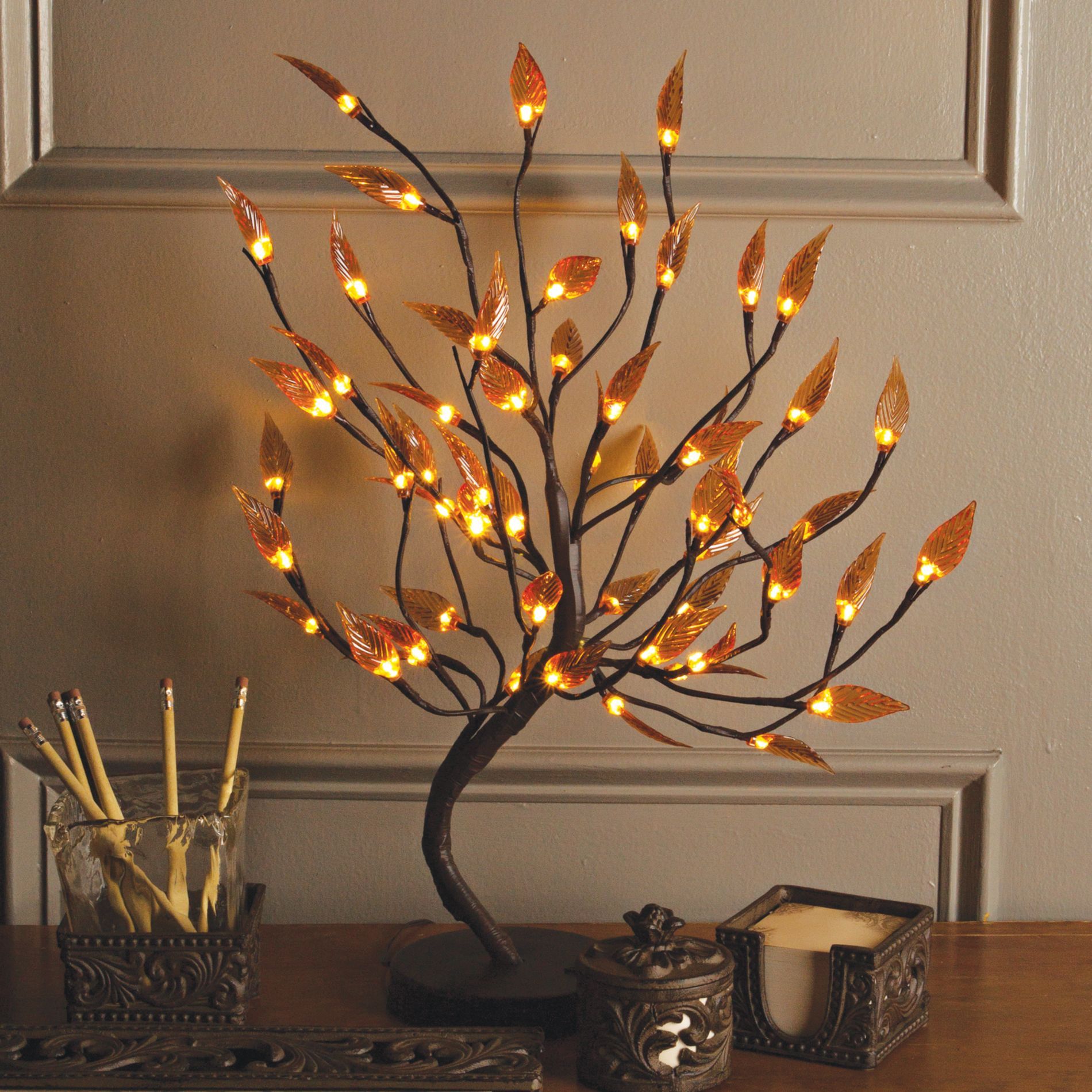 LED tree lamp Lamp decor, White led lights, Decor