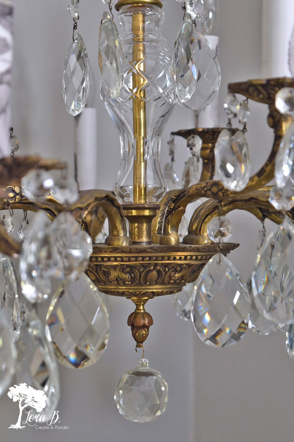 Update a vintage chandelier with these 5 simple DIY tips