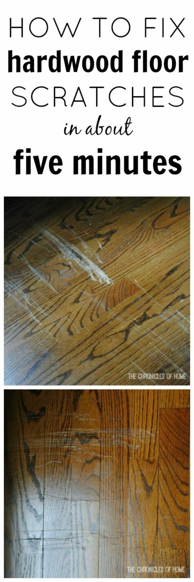 Fix Scratched Hardwood Floors in About Five MInutes The