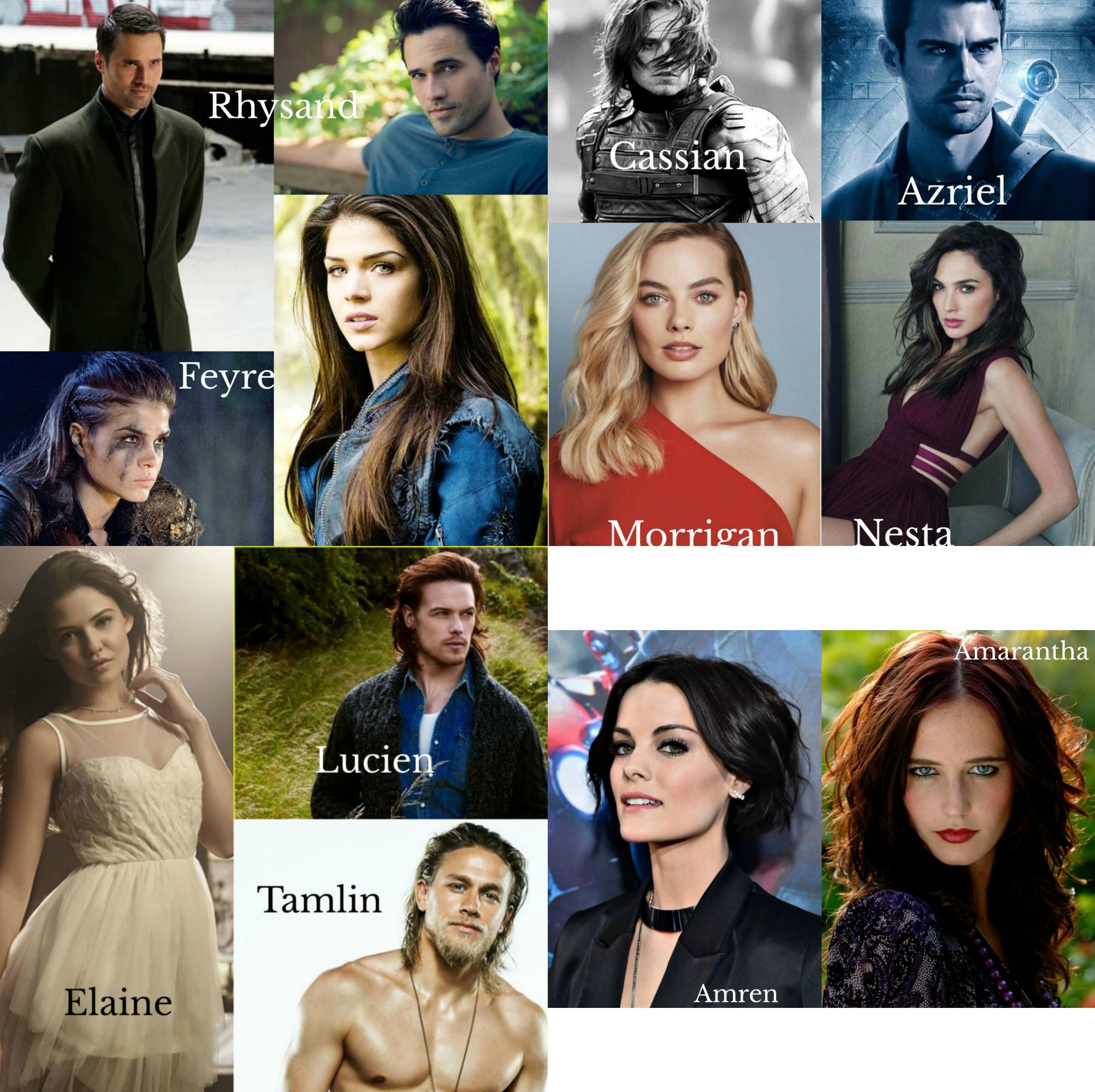 A Court of Thorns and Roses Fan Cast Throne of glass
