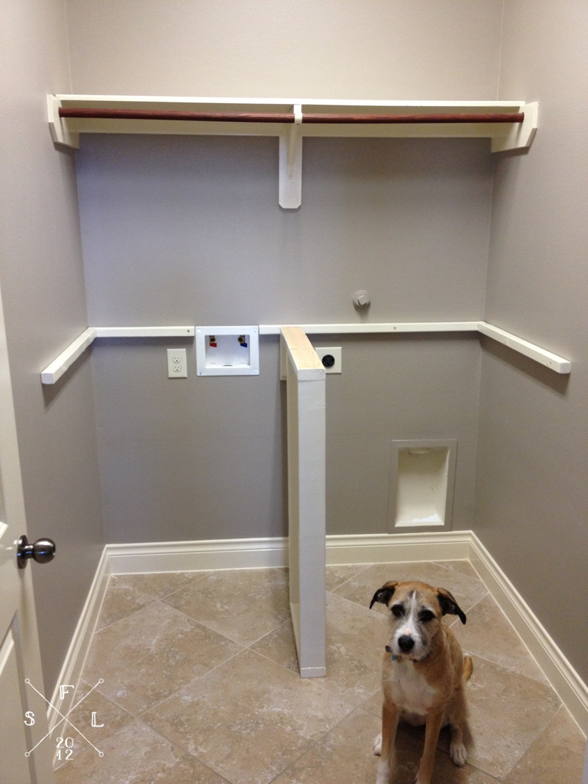 DIY Laundry Room Wash + Dry + Fold Station Laundry room