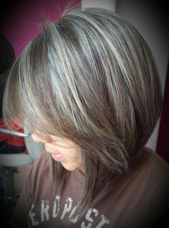 Best Highlights to Cover Gray Hair Wow Image Results How