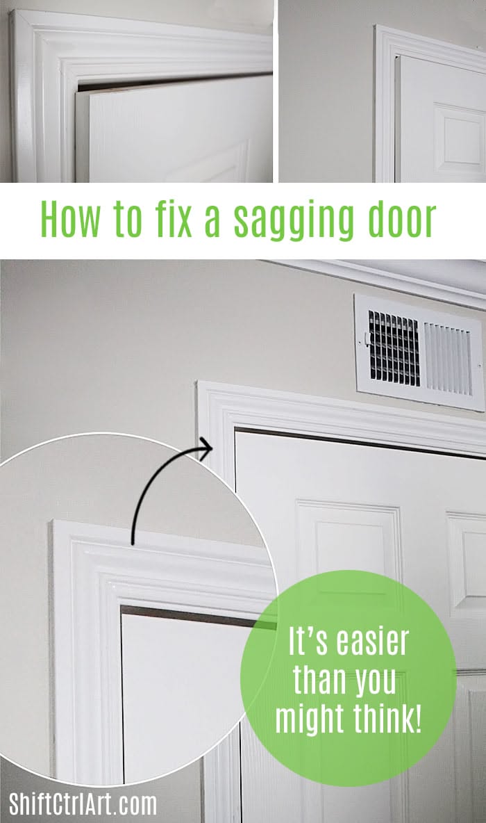 How To Fix A Sagging Door That Won't Latch All