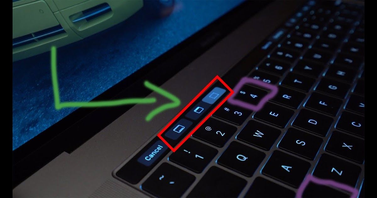 How to screenshot on macbook pro Keyboard commands