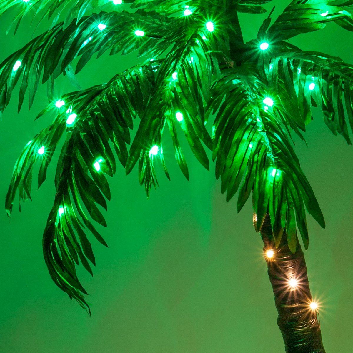 Kringle Traditions 10 Function LED Lighted Palm Tree