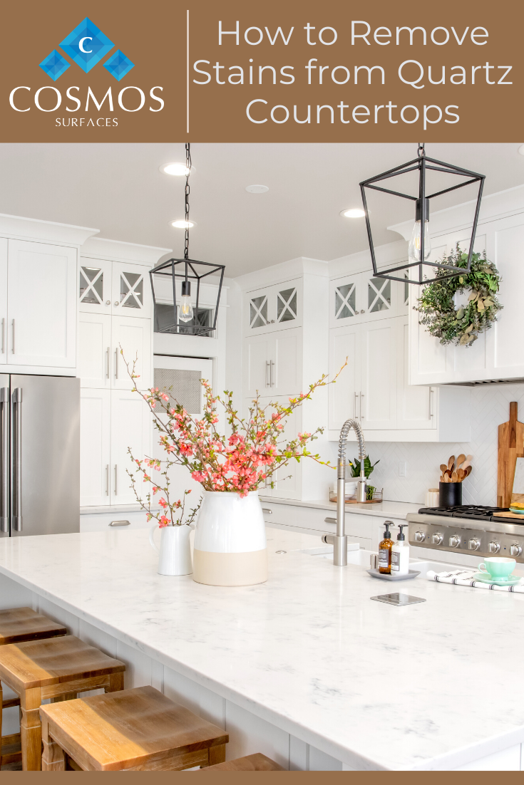 How to Remove Stains from Quartz Countertops Curved