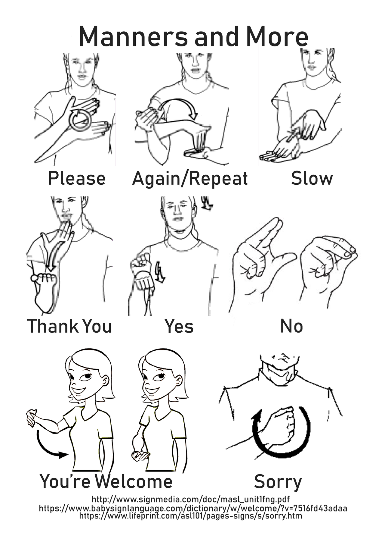 How To Say Thank You In Sign Language at Craigslist
