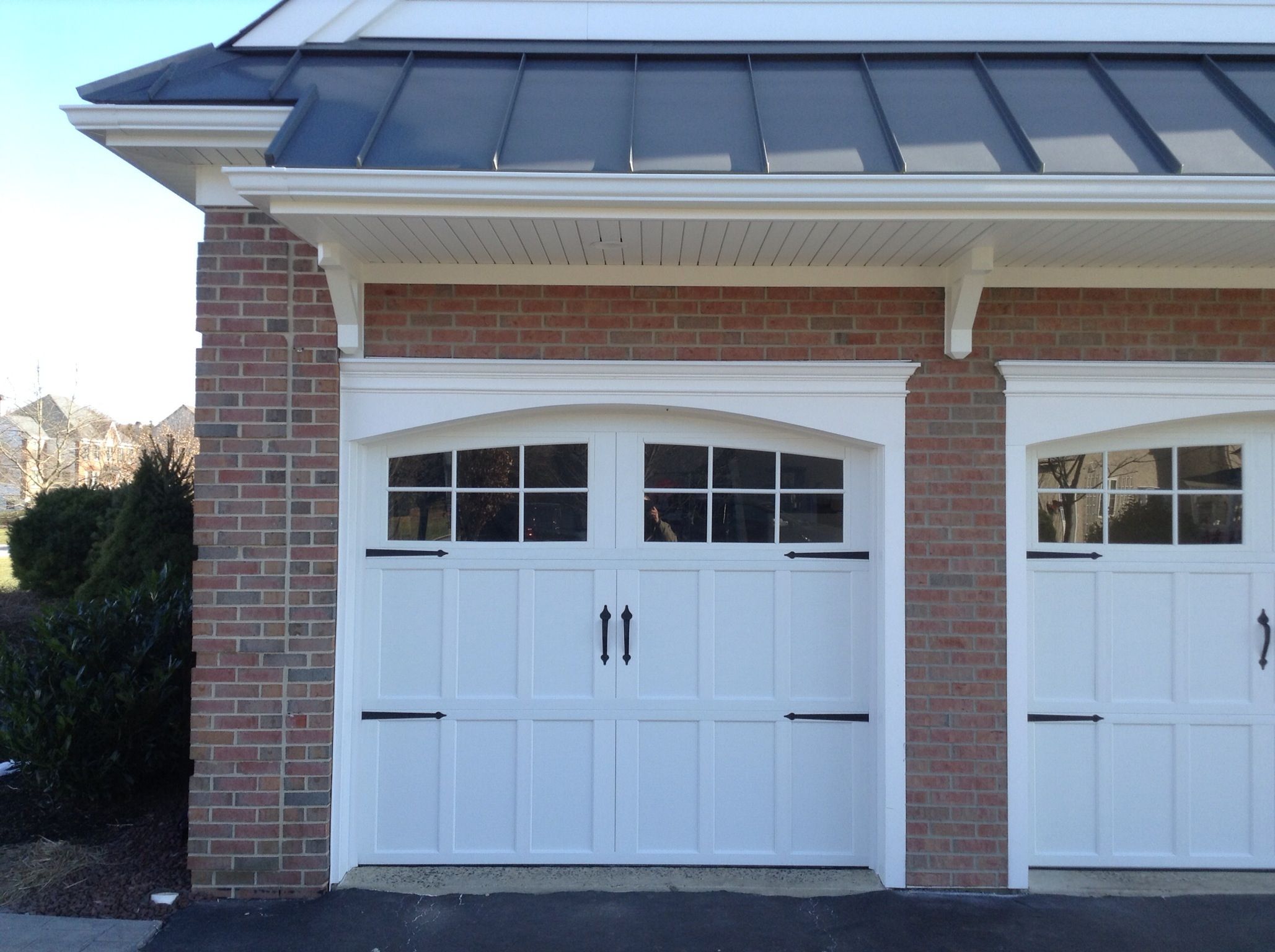 Brick veneer and Azek trim Window trim exterior