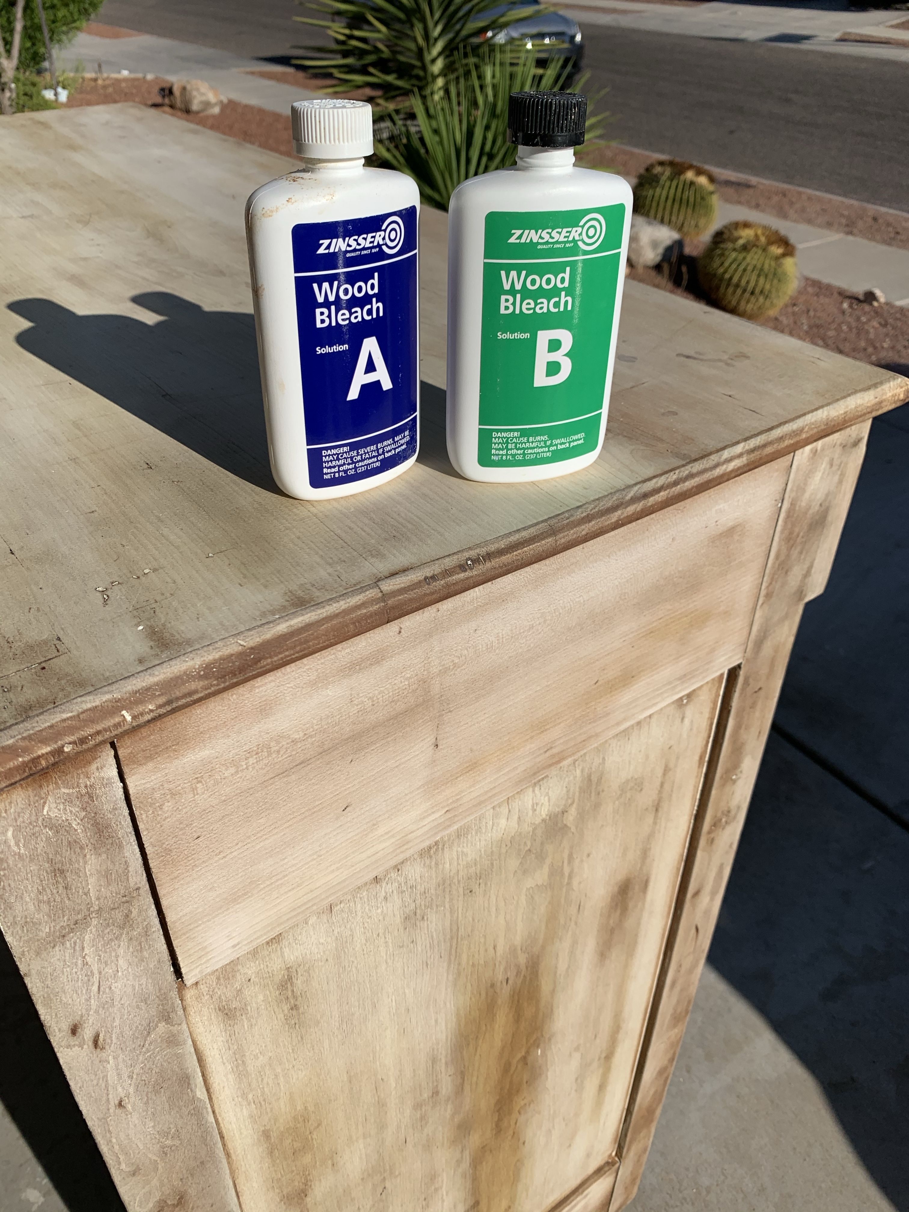 Bleaching Wood Furniture in 2020 Bleached wood