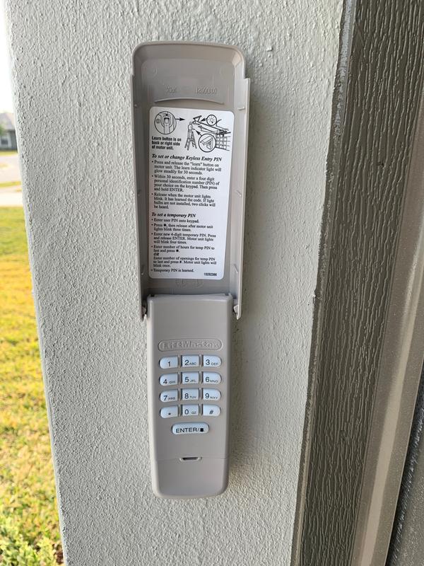 How To Reset Clicker Garage Door Keypad Code