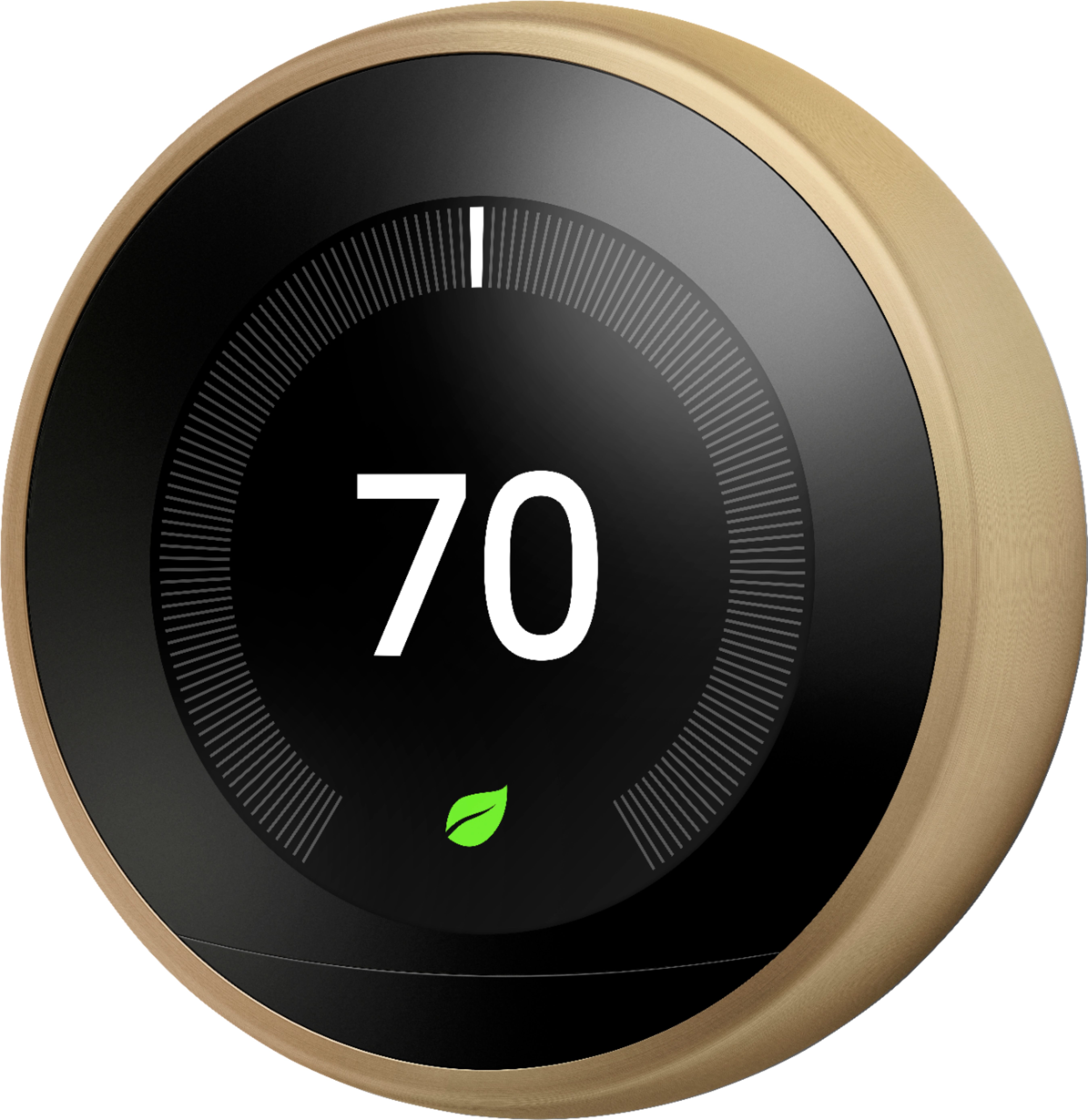 Google Nest Learning Thermostat 3rd Generation Brass