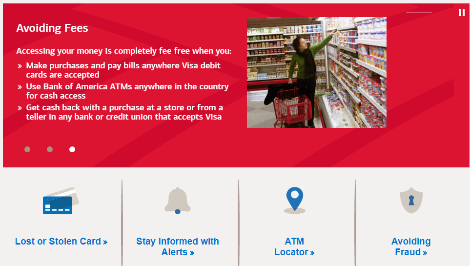 Bank of America EDD Card