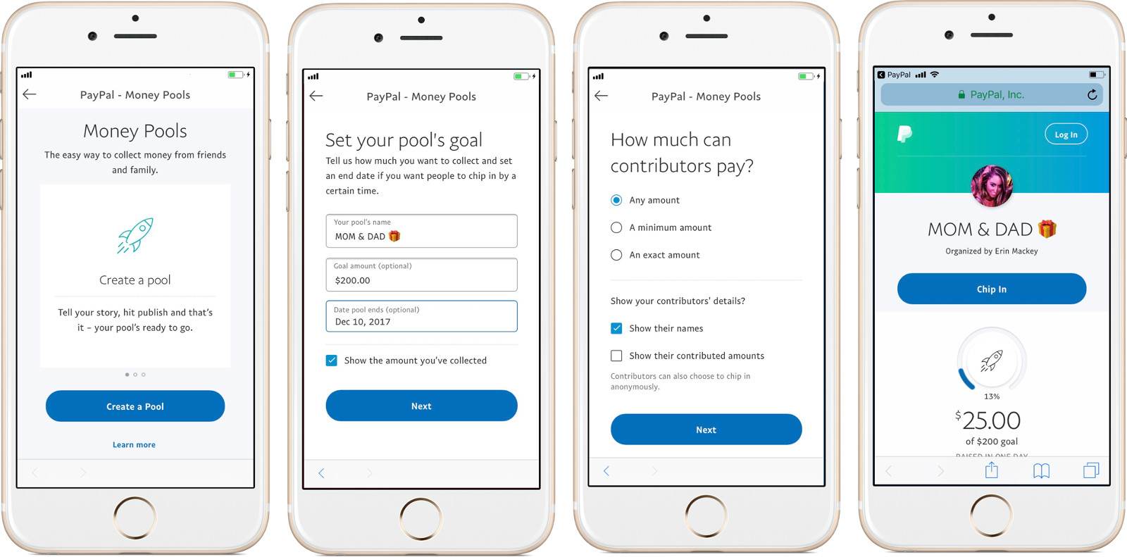 Join friends and family for a group purchase with PayPal’s