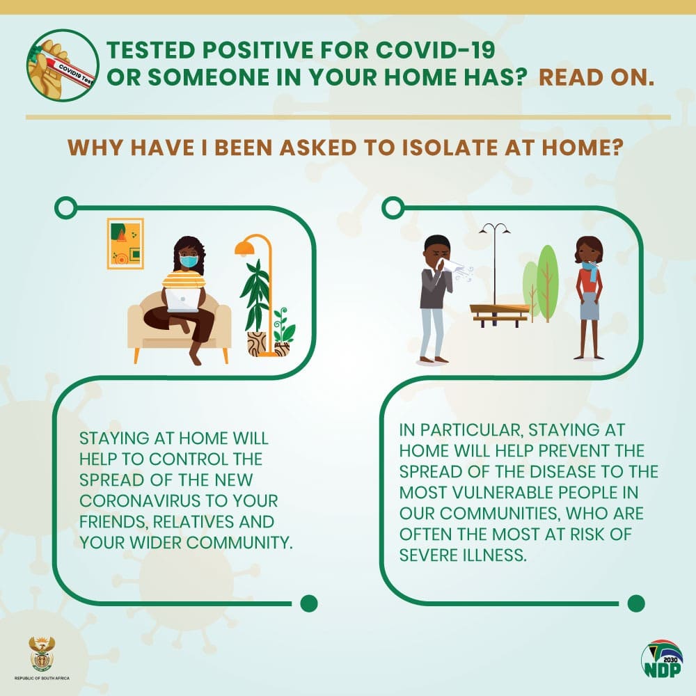 Tested positive for Covid19 or someone in your home has
