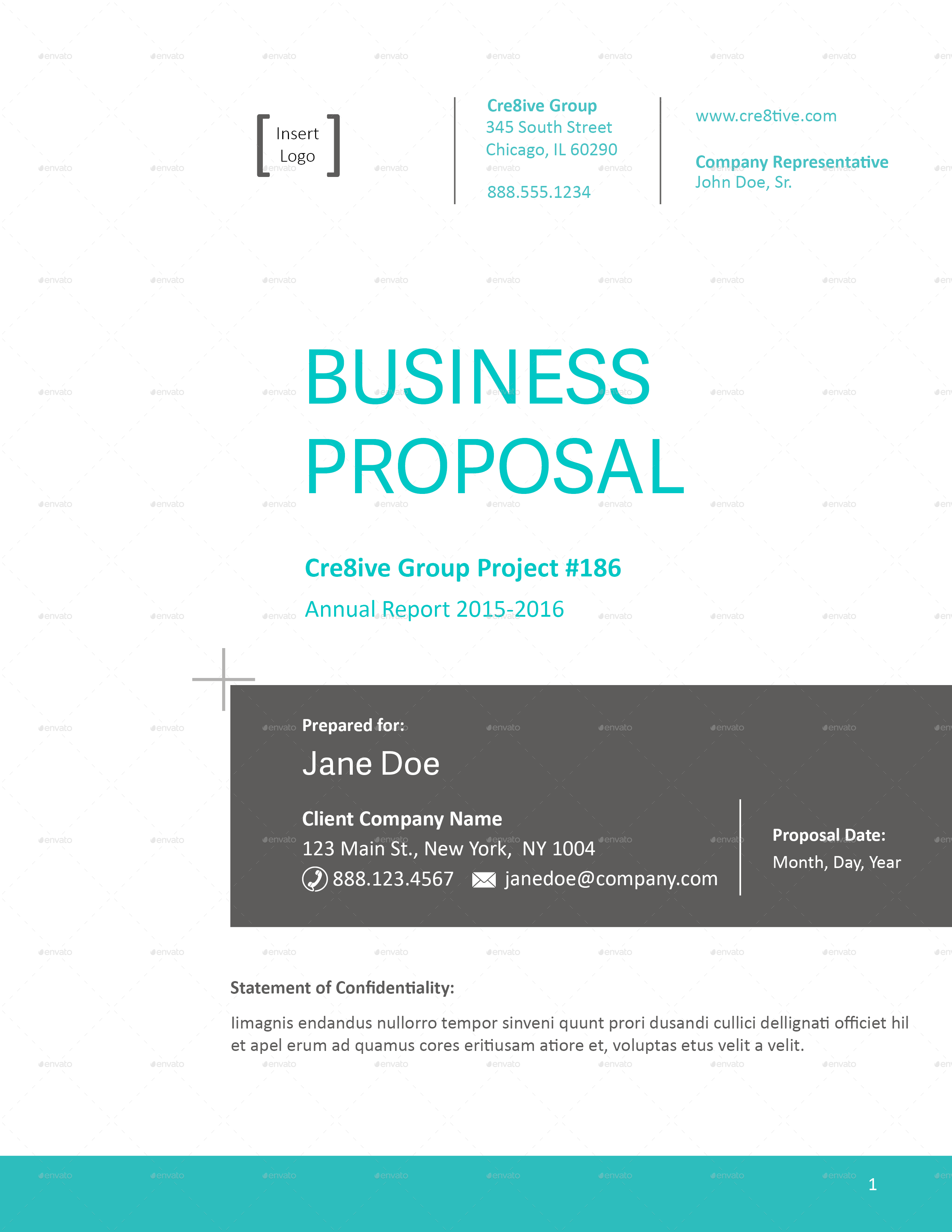 Business Proposal Cover scrumps