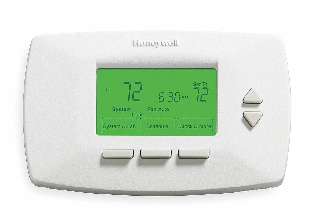 HONEYWELL Low Voltage Thermostat, Stages Cool 2, Stages