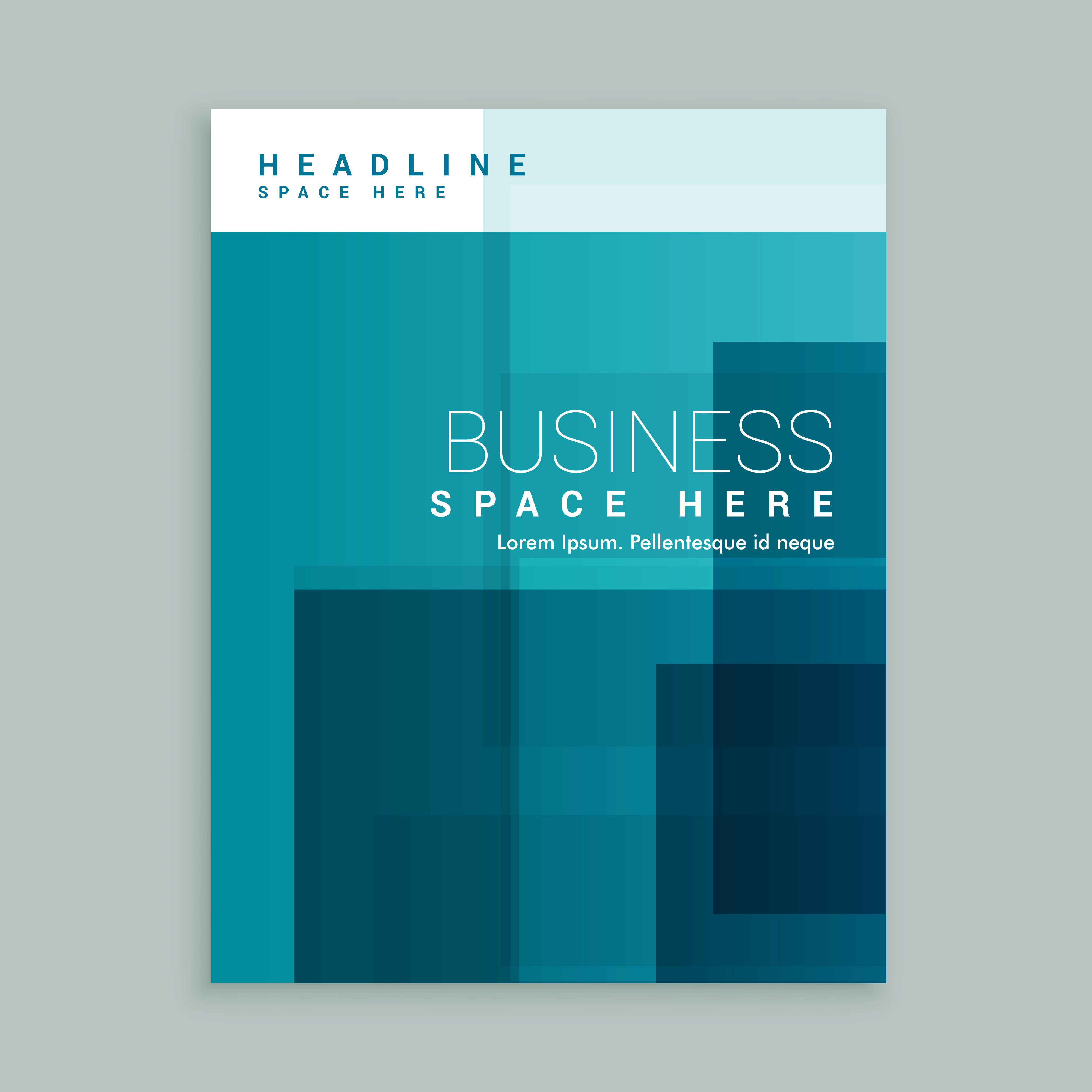 business cover page template brochure Download Free