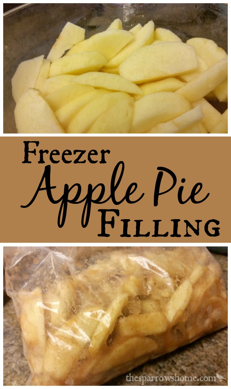 Freezer Apple Pie Filling The Sparrow's Home
