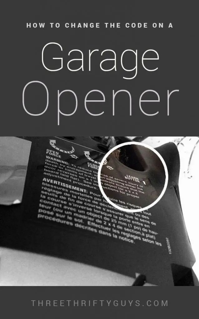 How To Change Garage Code at Craigslist