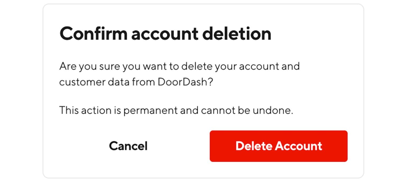 Can You Delete A Doordash Account Awesome Article