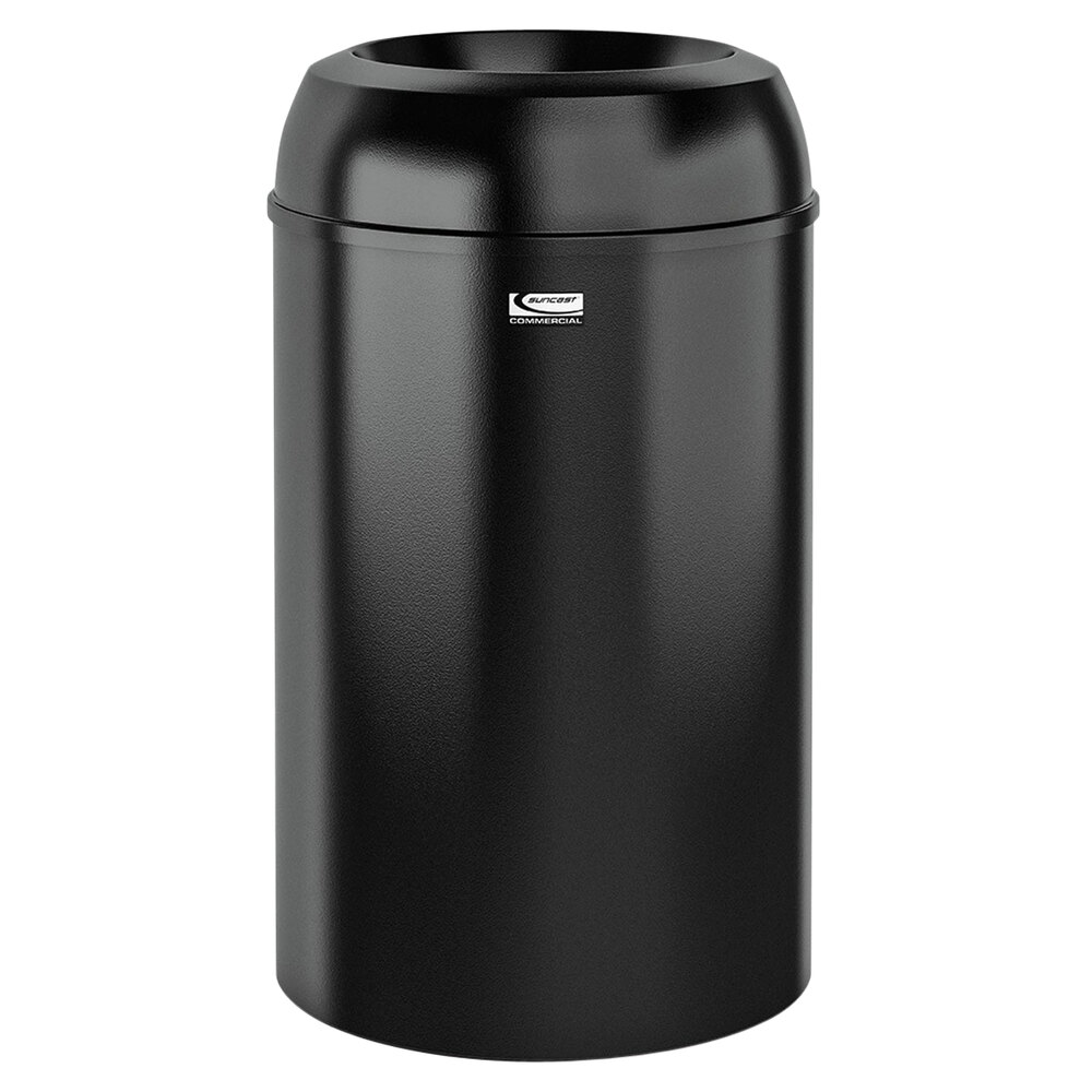 Suncast MTCIND3001 30 Gallon Black Round Metal Indoor