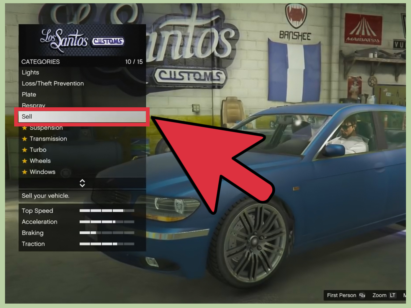 How To Sell Cars In Gta 5 Story Mode Offline