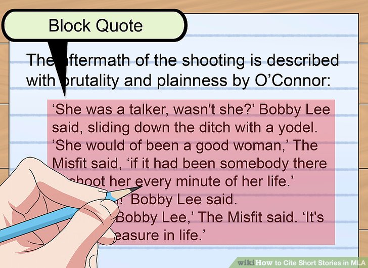 3 Ways to Cite Short Stories in MLA wikiHow