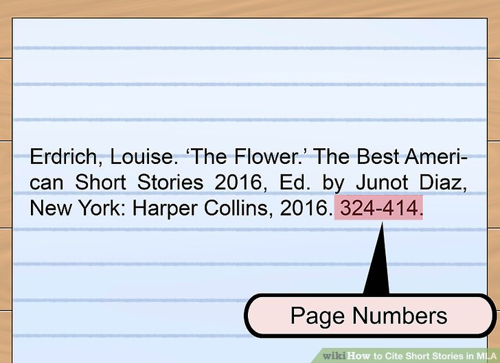 3 Ways to Cite Short Stories in MLA wikiHow