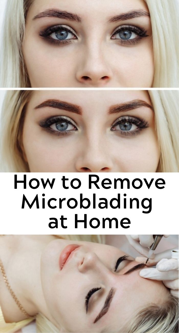 How to Remove Microblading Eyebrows at Home
